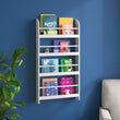 4-Tier Wall Mounted Bookshelf - Giggle Tots