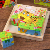 6-in-1 Wooden Puzzle Cubes - Giggle Tots