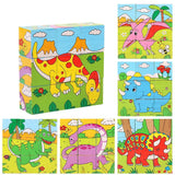 6-in-1 Wooden Puzzle Cubes - Giggle Tots