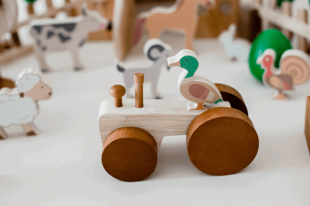 Farm Animals & Tractor Set - Giggle Tots