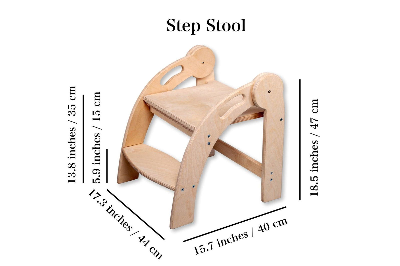 Foldable Montessori Step Stool - Giggle Tots