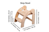 Foldable Montessori Step Stool - Giggle Tots