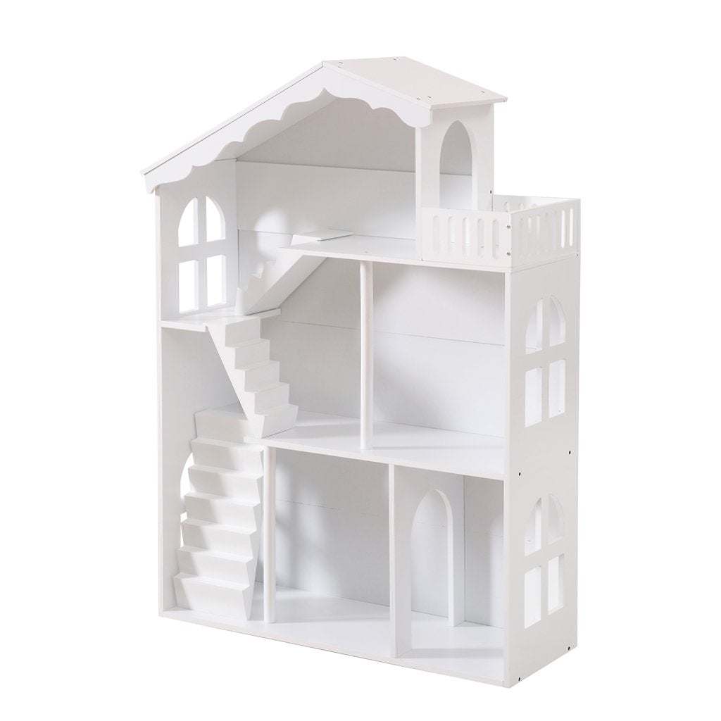 Kids Funnel Ella White Dollhouse Bookcase - Giggle Tots