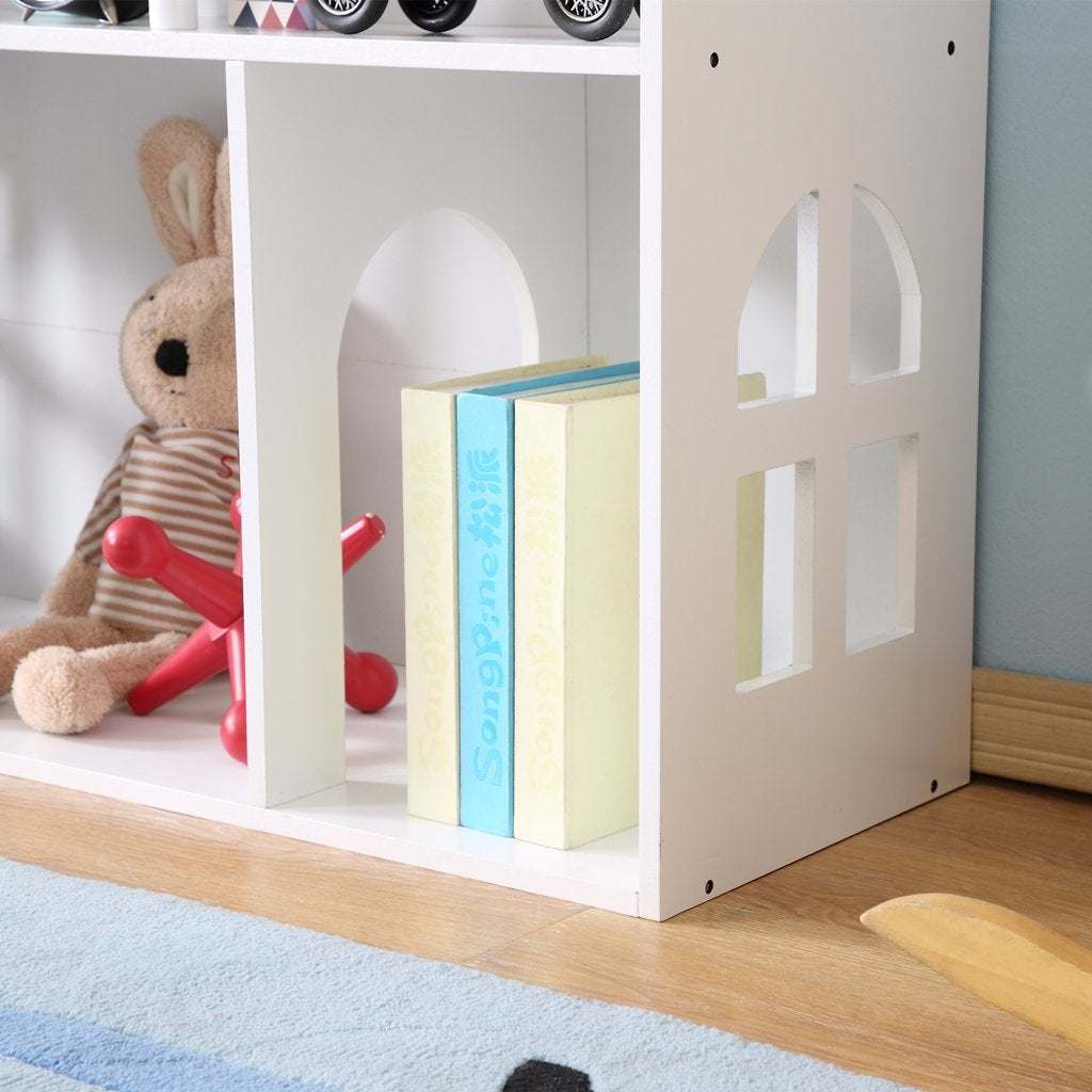 Kids Funnel Ella White Dollhouse Bookcase - Giggle Tots