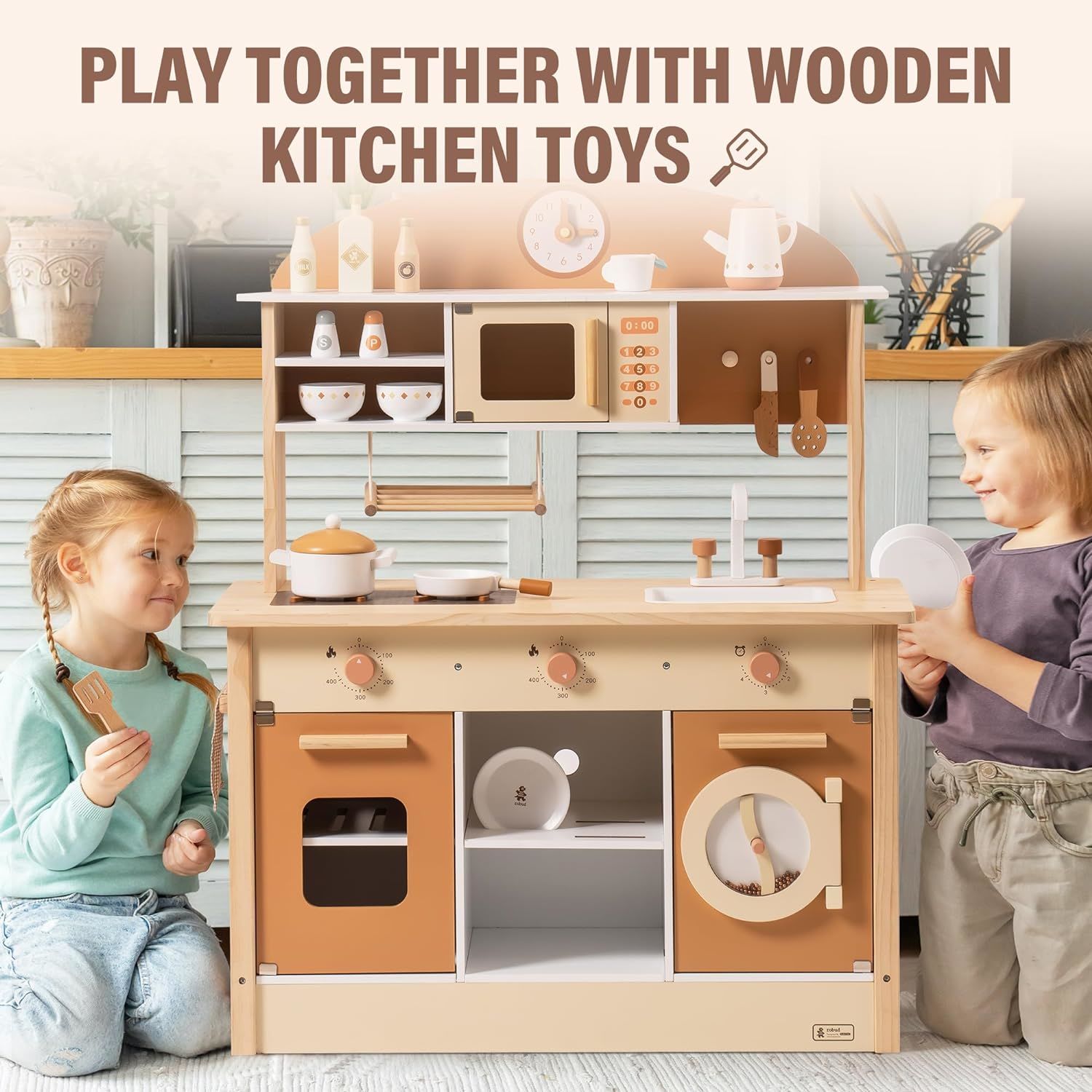 Large Kitchen Playset with Accessories - Giggle Tots