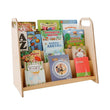 Montessori Wooden Bookshelf – Beige - Giggle Tots