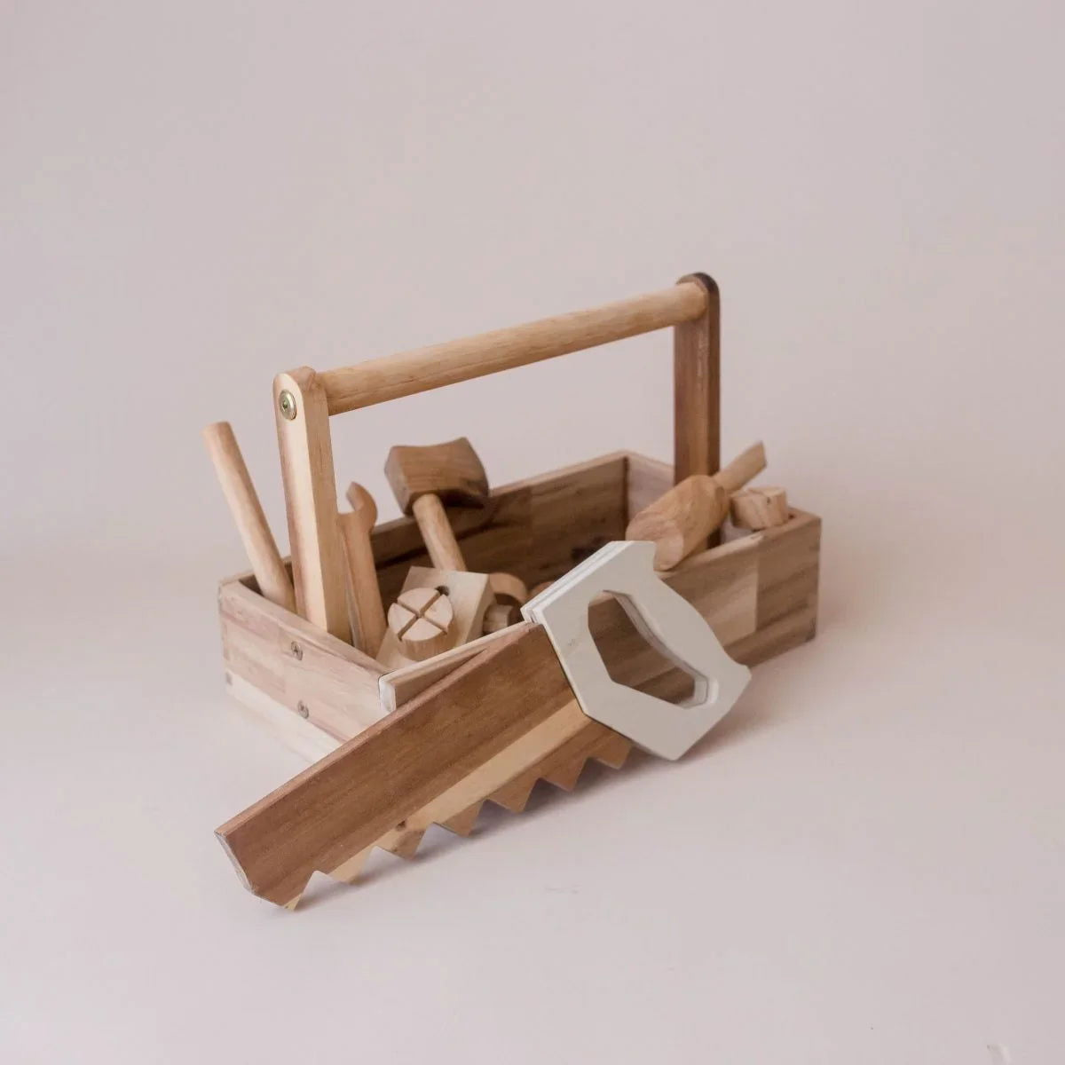 Natural Wooden Tool Set - Giggle Tots