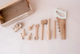 Natural Wooden Tool Set - Giggle Tots