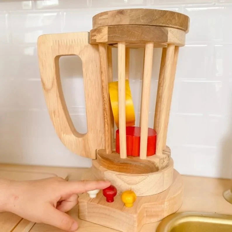 Wooden Blender - Giggle Tots