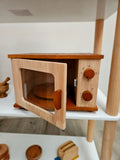 Wooden Microwave Oven - Giggle Tots