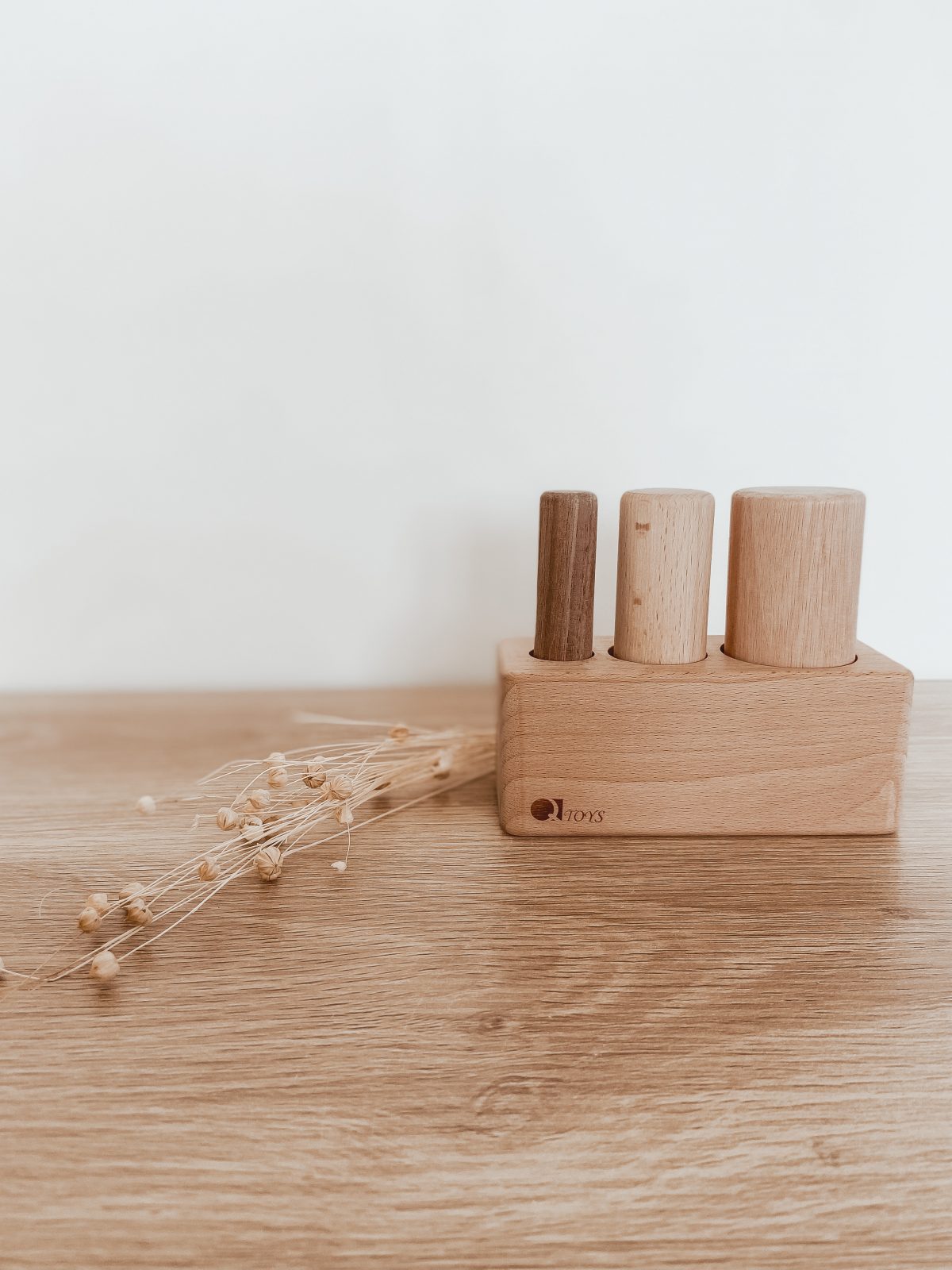 Wooden Pole Puzzle - Giggle Tots