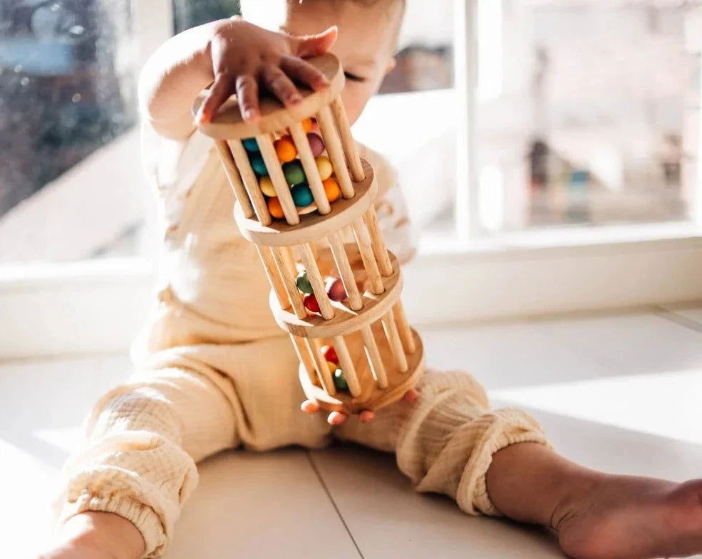 Wooden Rain Maker - Giggle Tots