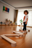 Wooden Balance Beam and Stepping Stones Set