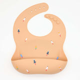 Printed Pattern Silicone Bibs