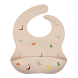 Printed Pattern Silicone Bibs